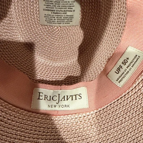 Eric Javits Blush Pink Women's Hat - Picture 2 of 4